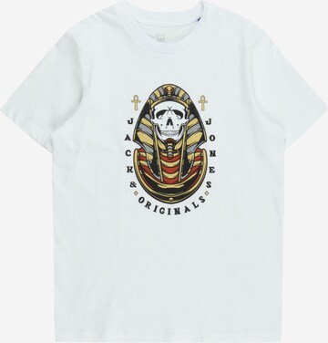 Jack & Jones Junior - Camisola 'HEAVENS' em branco: frente