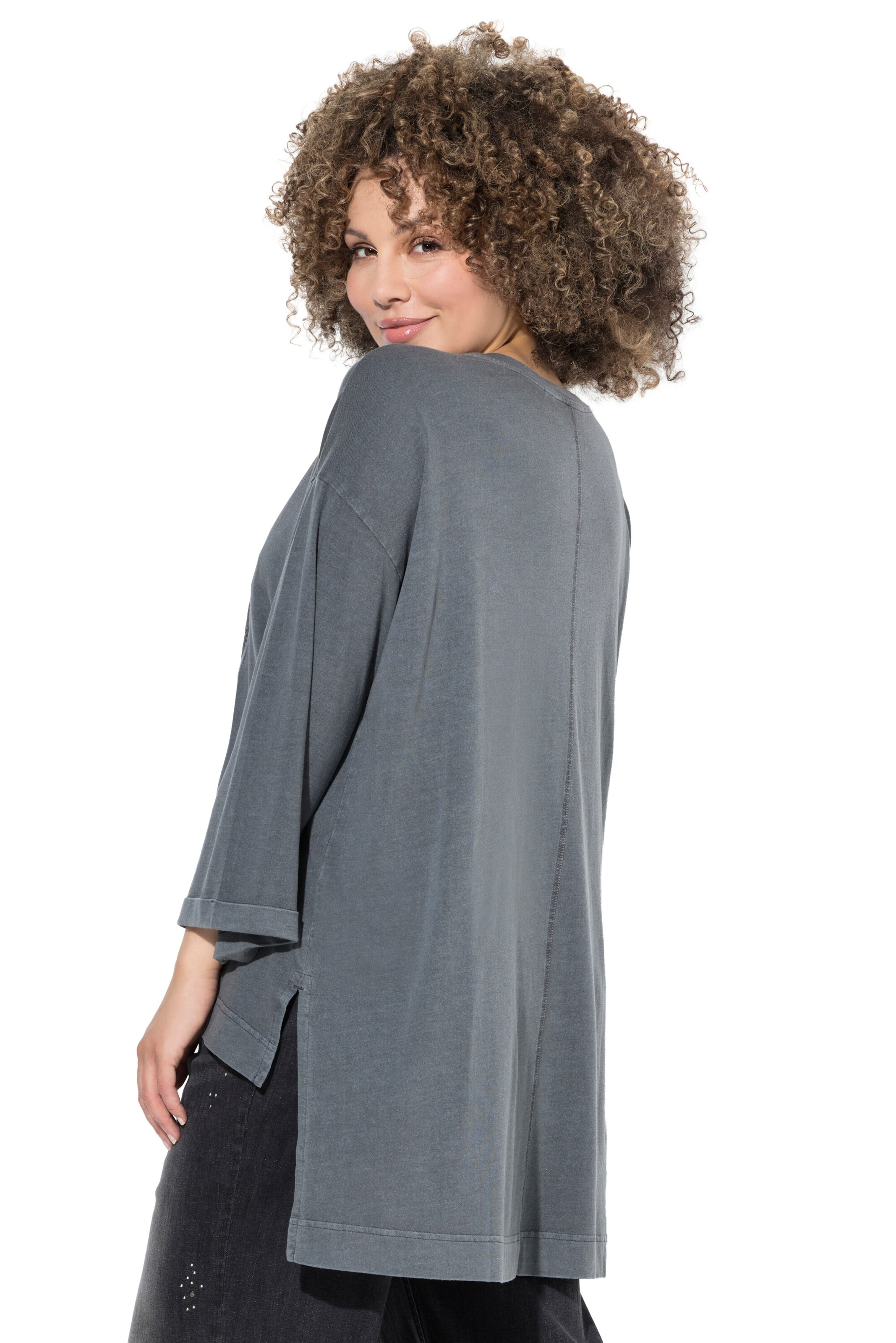 Ulla Popken Shirt in Grijs