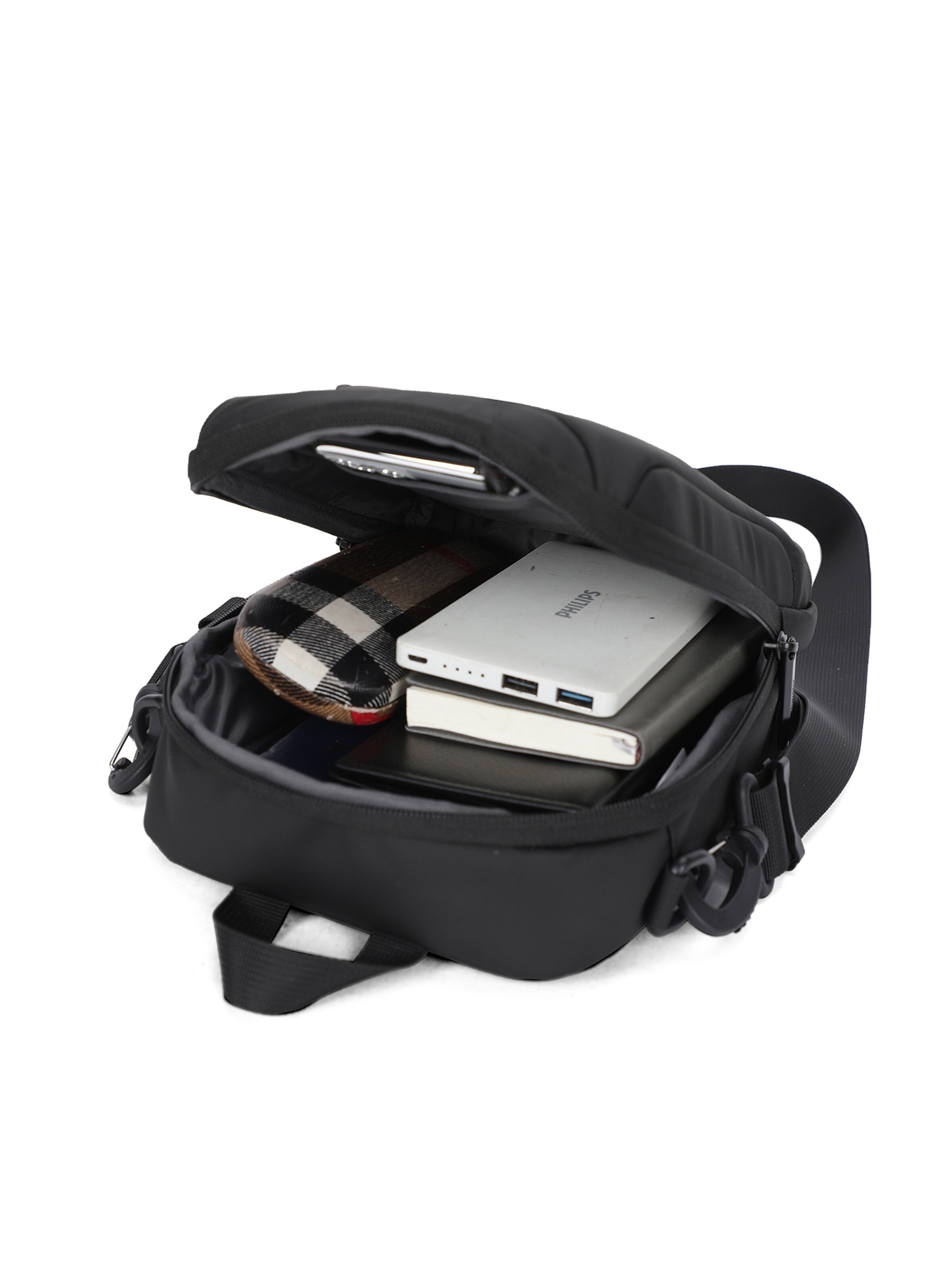 Sac bandoulière Aoking en noir