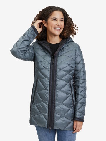 Amber & June Between-Season Jacket in Grey: front