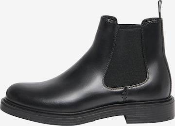 Only & Sons Chelsea Boots 'ONSTOM' in Schwarz: Vorderseite