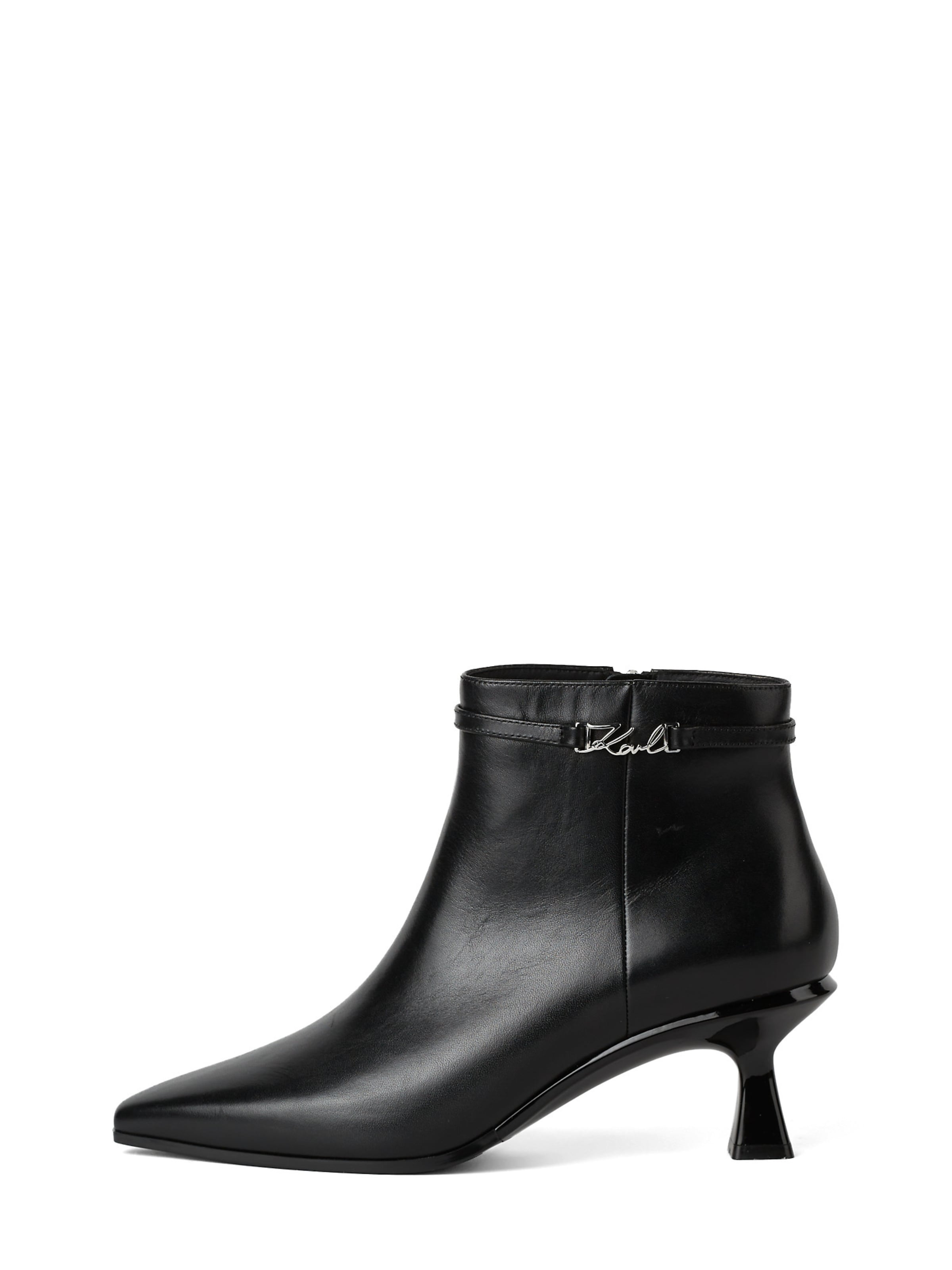 Karl Lagerfeld Μποτάκι σε μαύρο: μπροστά