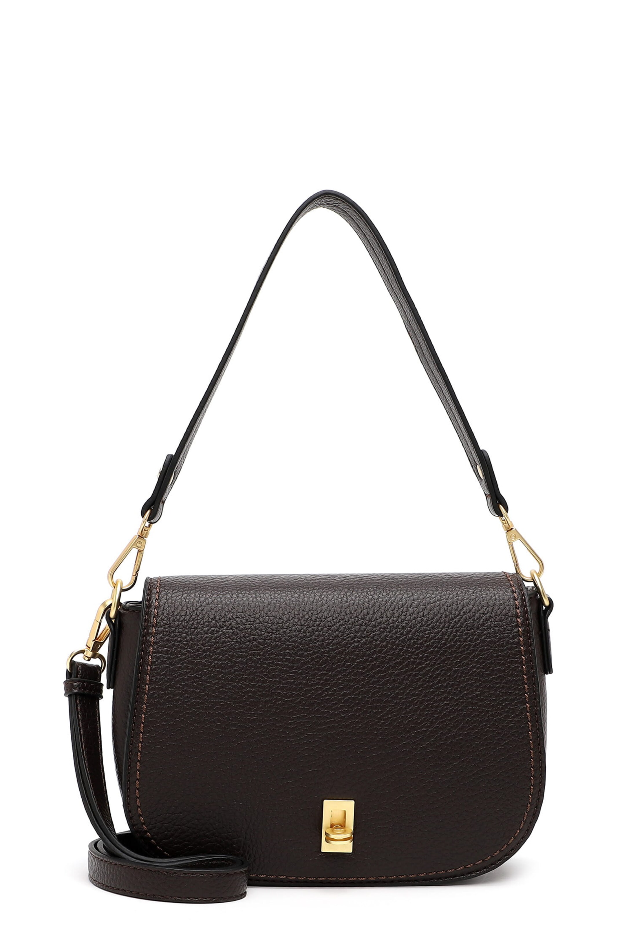 Emily & Noah Crossbody Bag 'Leni ' in Brown: front