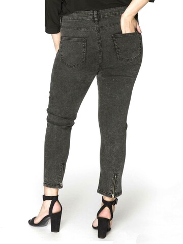 Skinny Jean 'VERA' Yoek en gris