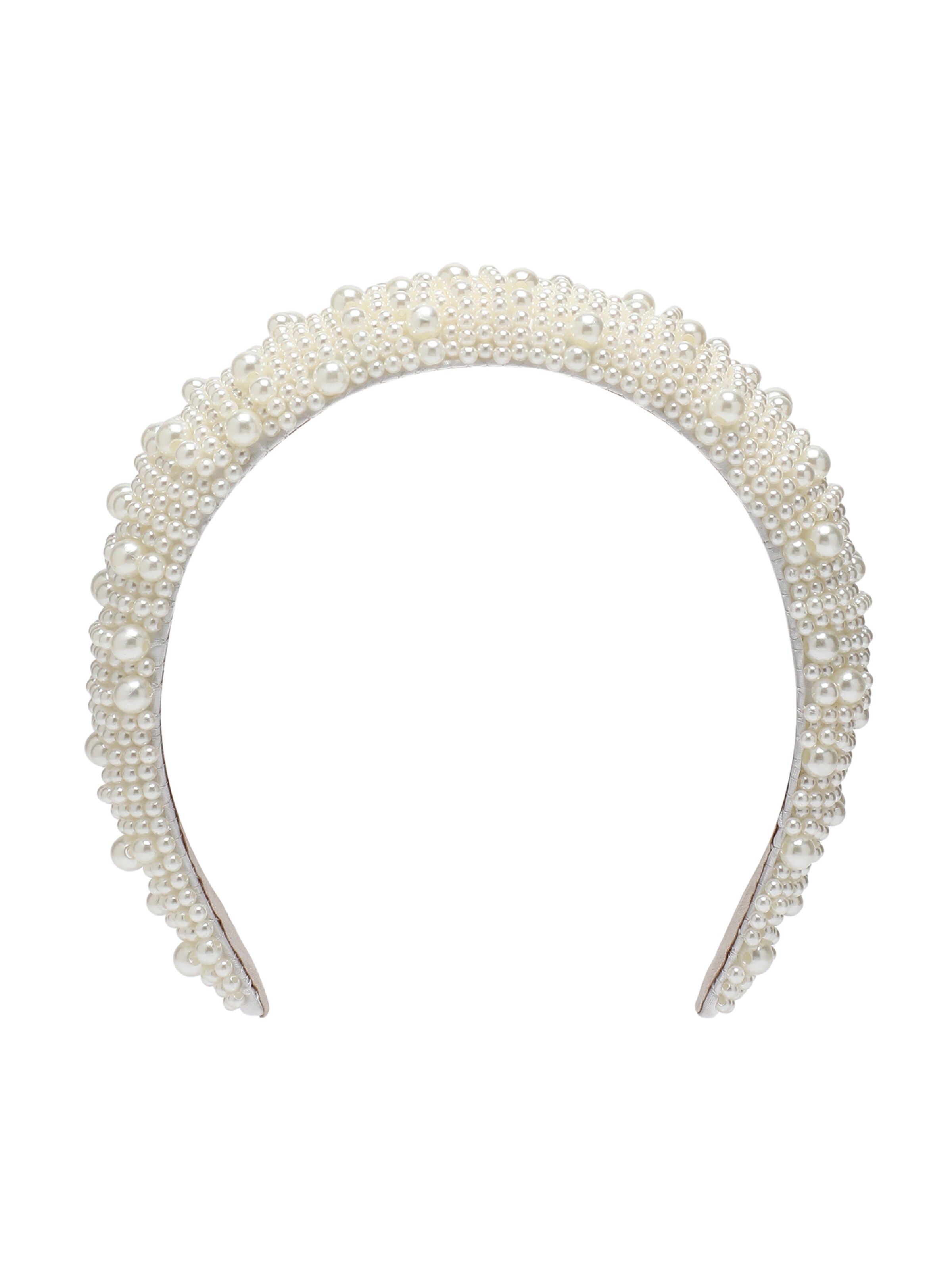 Ornamento per i capelli 'Rinky' di SOHI in bianco: frontale