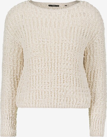 Pullover di zero in beige: frontale