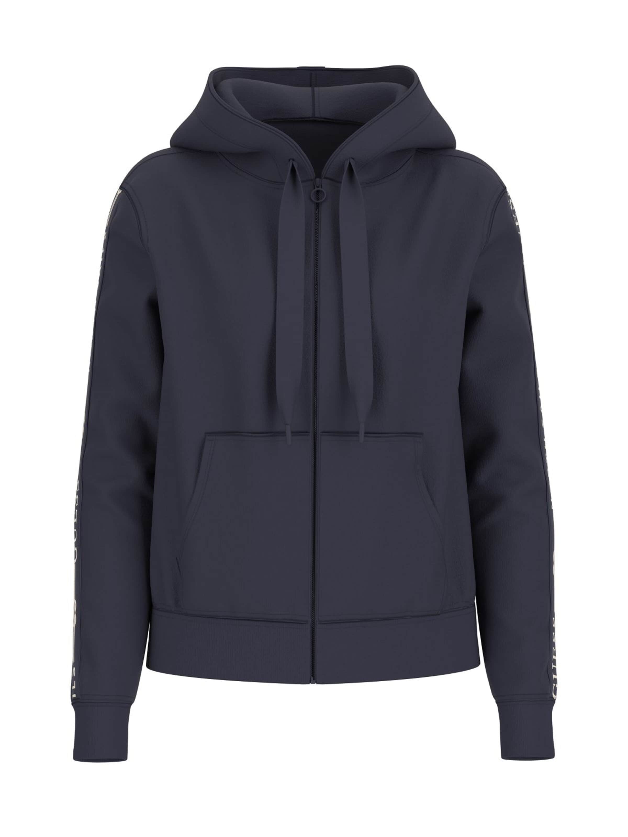 GUESS Sweat jacket in Blue: front