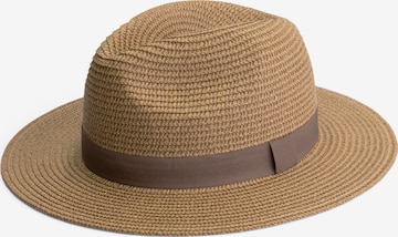 Carlo Colucci Hat 'Skipton' in Beige: front