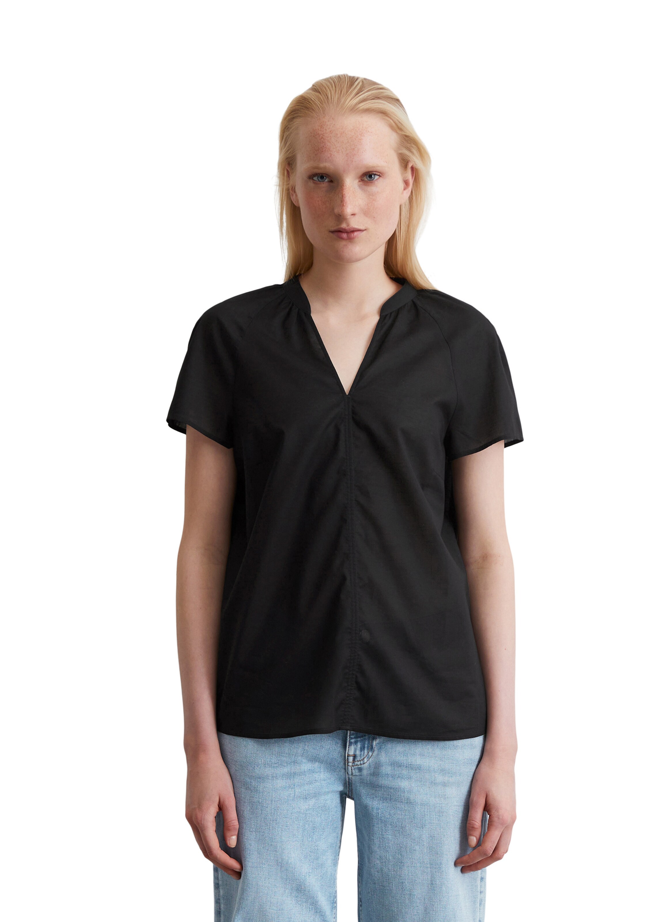 Marc O'Polo Blouse in Black: front