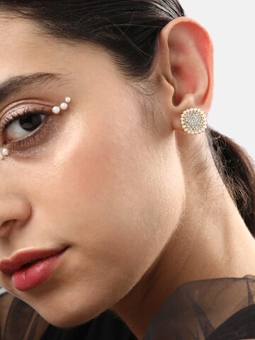 Boucles d'oreilles ' Cathy ' SOHI en argent : devant