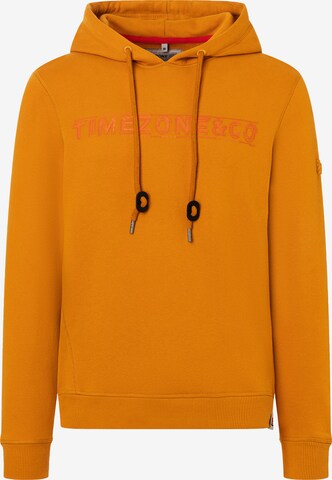 TIMEZONE Sweatshirt in Orange: front