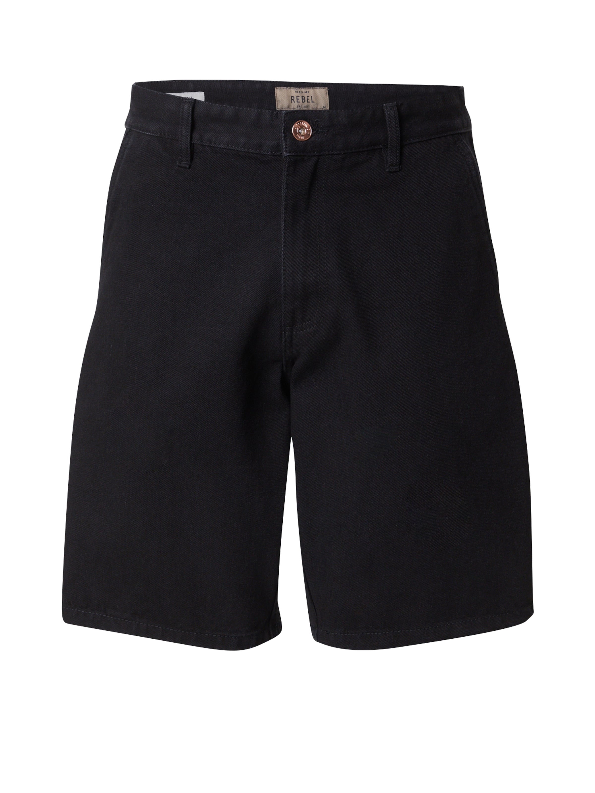 Regular Jeans de la Redefined Rebel pe negru: față