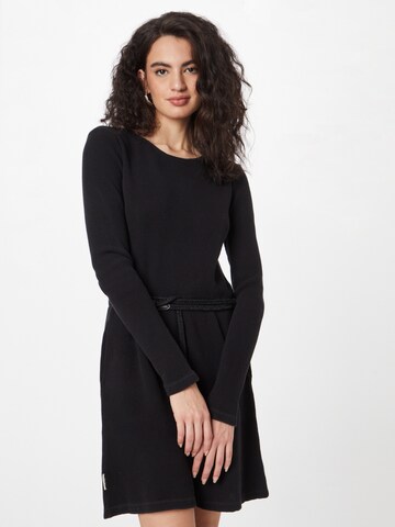 Ragwear فستان 'MANUI' بلون أسود: الأمام