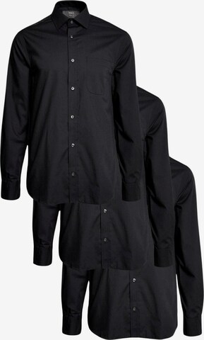 Slim fit Camicia di Marks & Spencer in nero: frontale