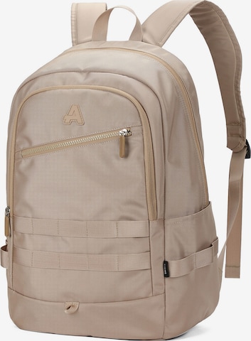 Aoking Backpack in Beige: front