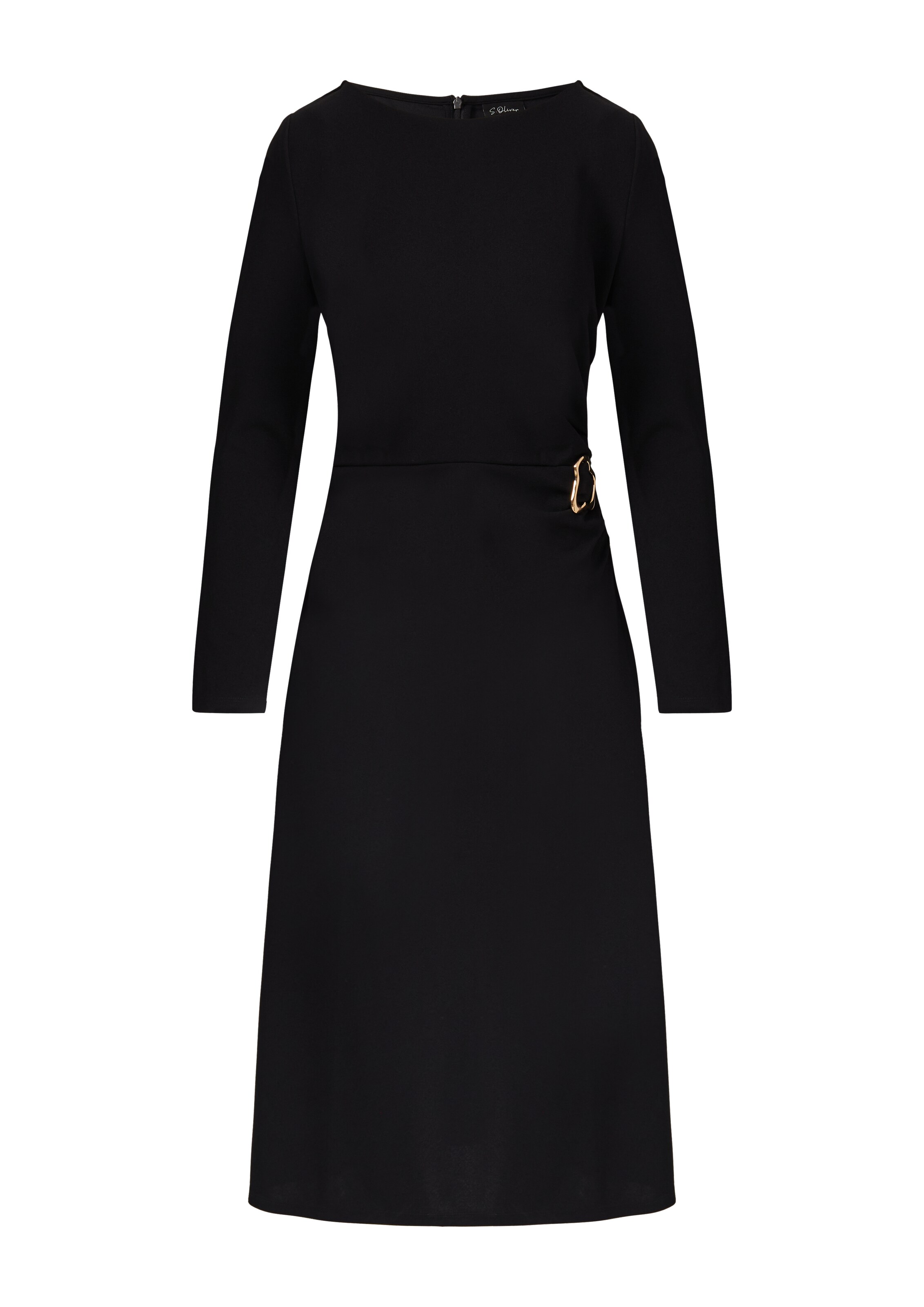 s.Oliver BLACK LABEL Dress in Black: front