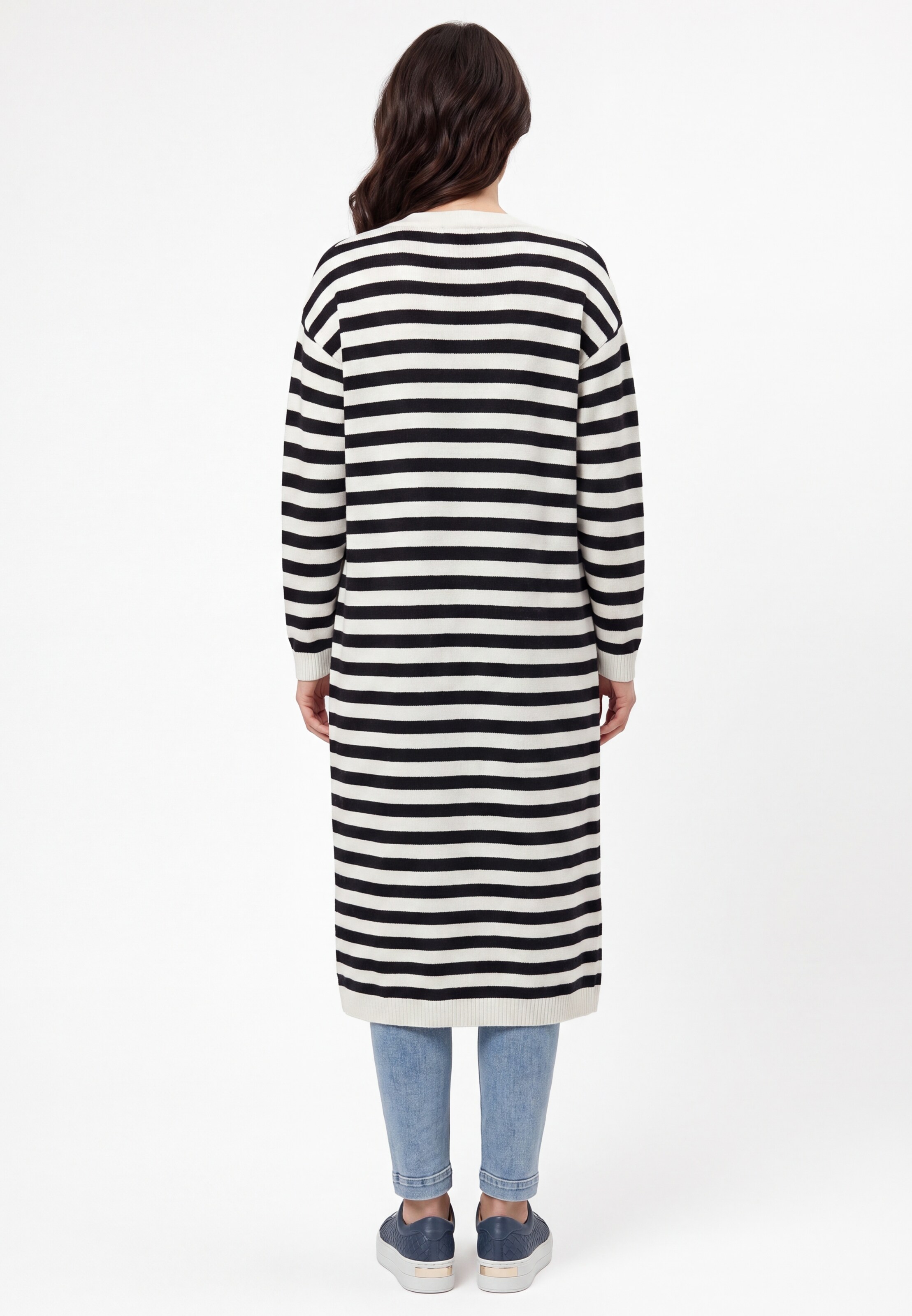 usha BLUE LABEL - Abrigo de punto en negro