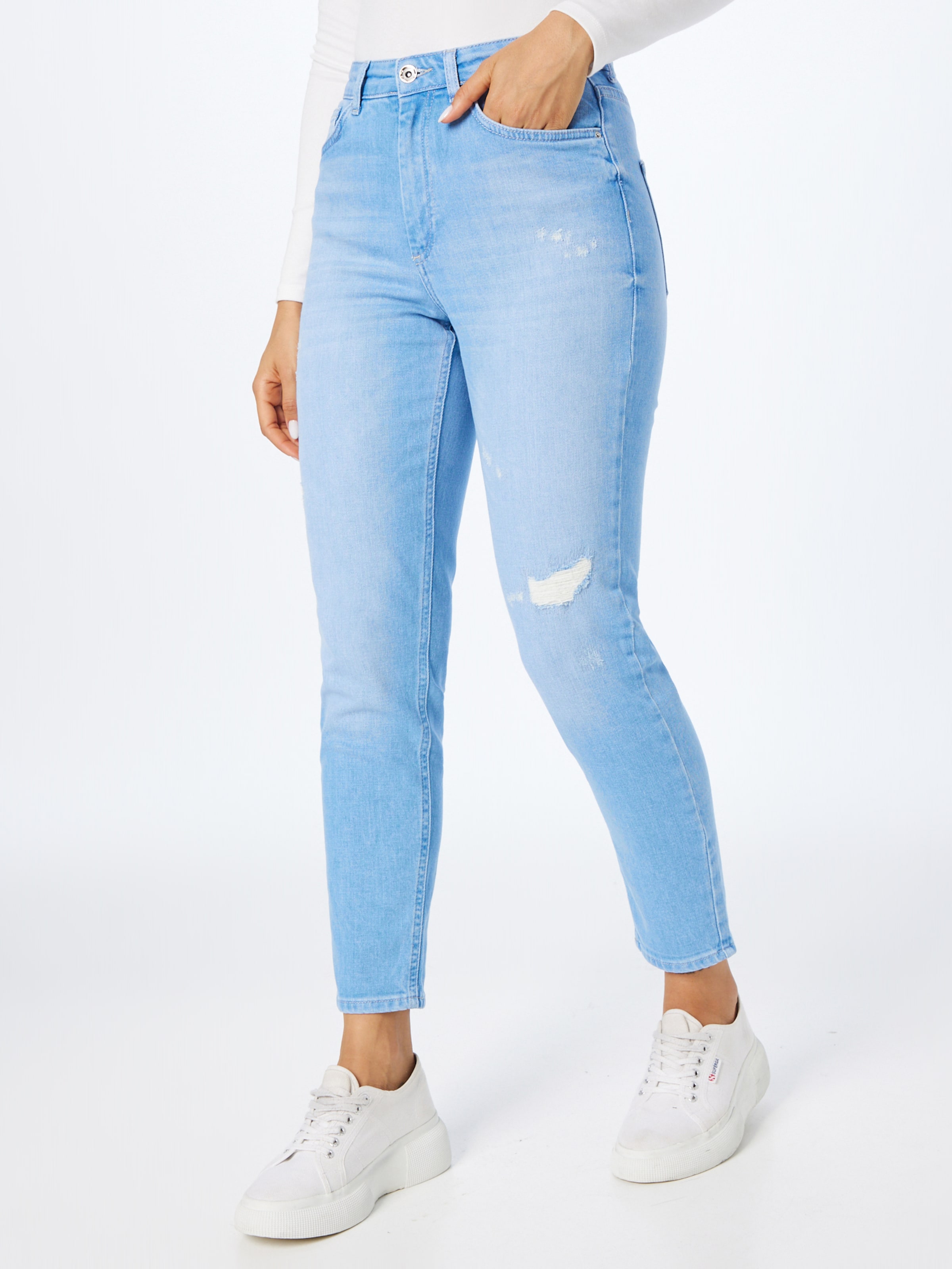 Womens Jeans RE/DONE Jeans Save 18% RE/DONE Denim Ripped Straight-leg Jeans in Blue 