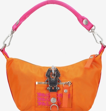 George Gina & Lucy Shoulder Bag 'Lipstick & Condoms' in Orange: front