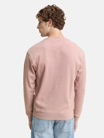 TOM TAILOR DENIM Sweatshirt in Rood