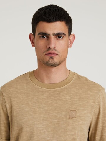 CHASIN' Shirt 'Brody Slub' in Brown