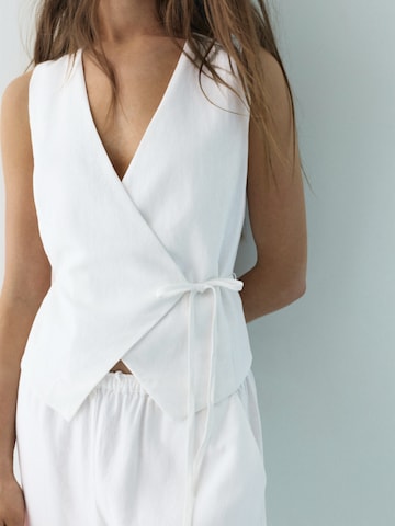 Pull&Bear Suit vest in White