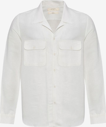 Comfort fit Camicia di Antioch in bianco: frontale