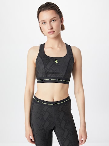 Juicy Couture Sport Bustier Sports-BH 'VIENNA' i sort: forside