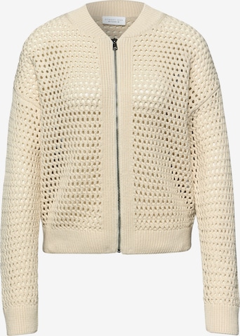 Street One Studio Strickjacke in Beige: Vorderseite