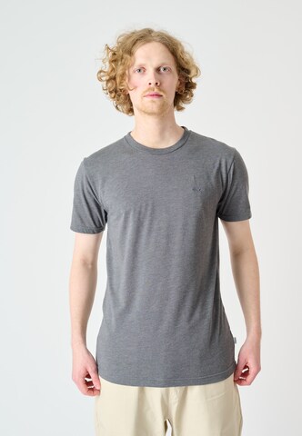Cleptomanicx T-Shirt 'Ligull Regular' in Grau: Vorderseite