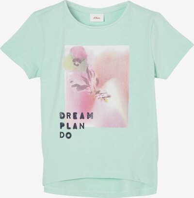 s.Oliver Shirt in aqua / pink / weiß, Produktansicht