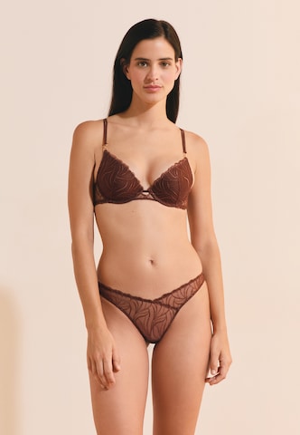 Push-up Reggiseno 'Envolee' di ETAM in marrone