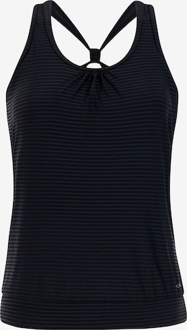 PROTEST Tankini top 'MIXBest' in Black: front