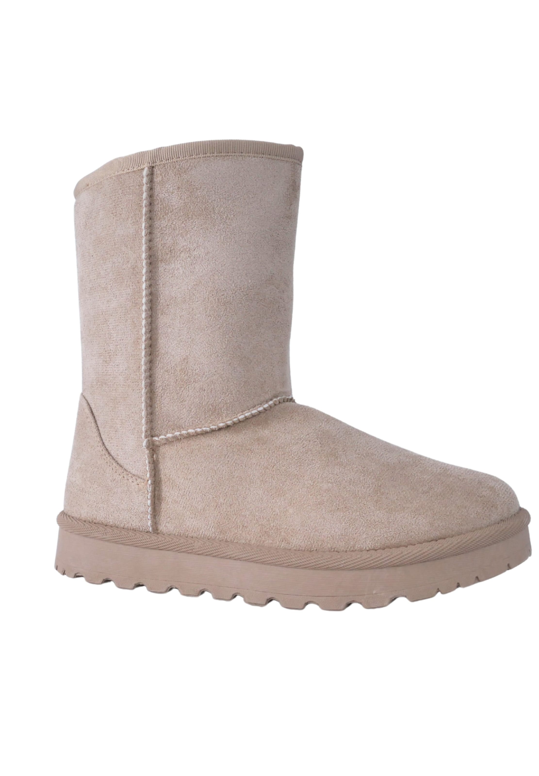 Elara Boots in Beige: voorkant
