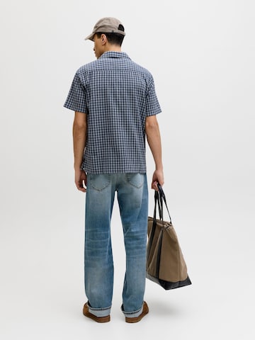 JACK & JONES Regular Fit Hemd in Blau