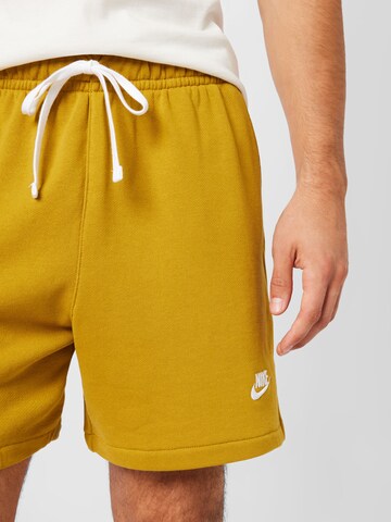 Nike Sportswear Normální Kalhoty – bronzová