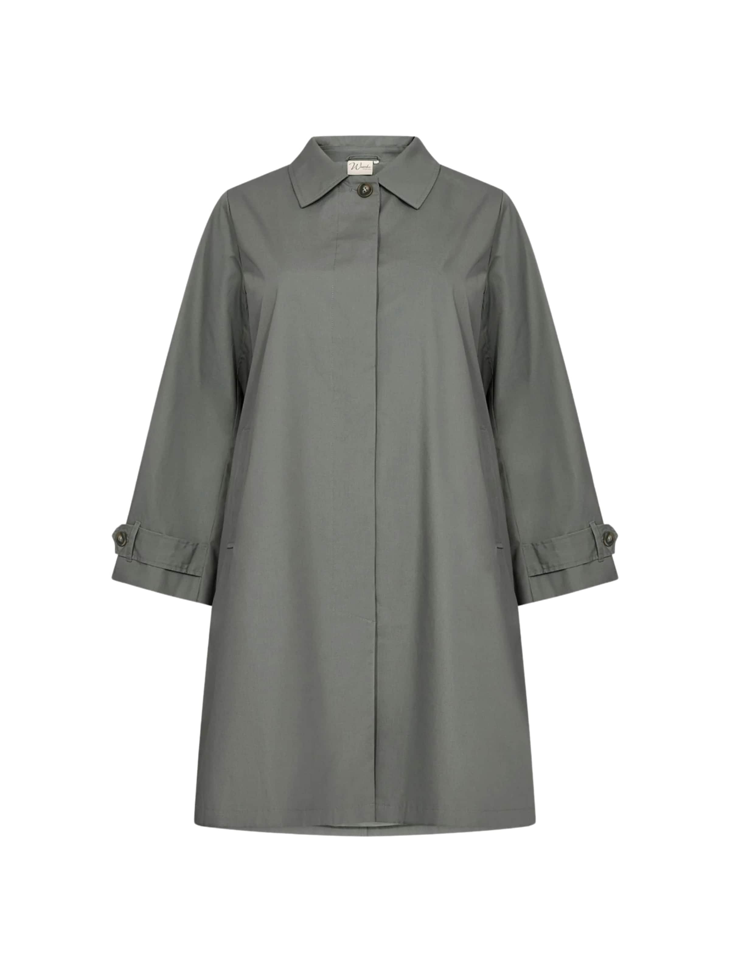 Wasabi Concept Overgangsfrakke 'Chaneel' i grå: forside