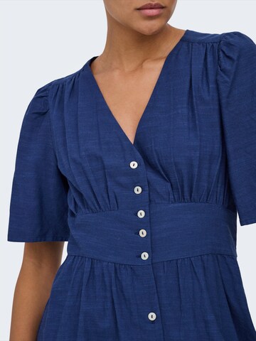JDY Рокля тип риза 'JDYNORA' в синьо