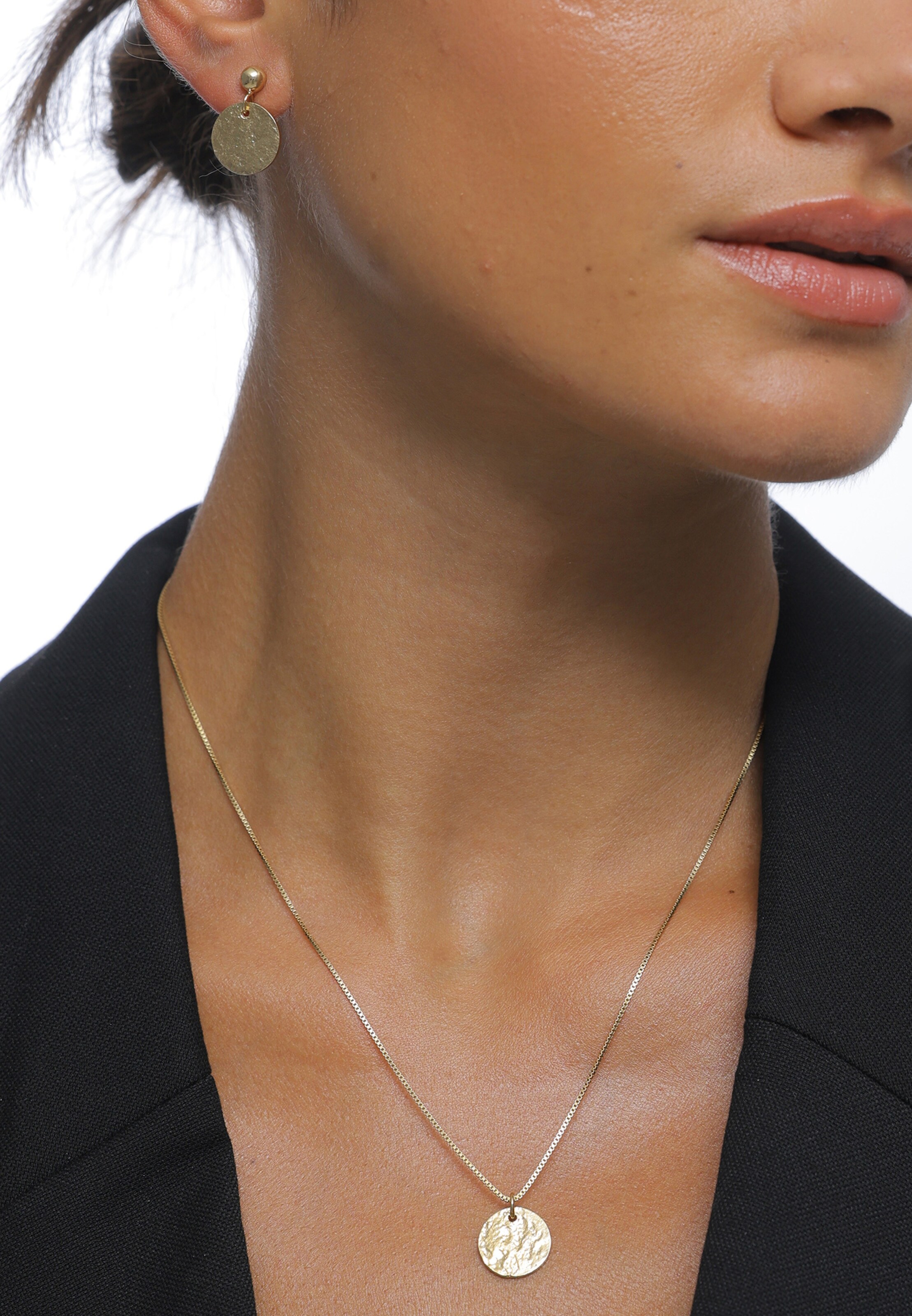 ELLI Sieraden set in Goud: voorkant