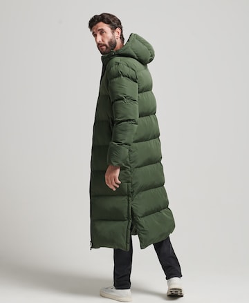 Superdry Winter Coat 'Super Duvet' in Green