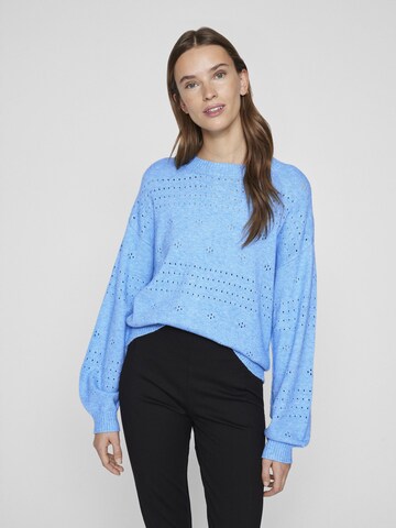 Pull-over 'VIRIL' VILA en bleu : devant