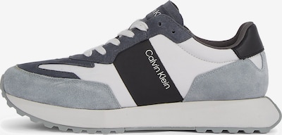 Calvin Klein Låg sneaker i ljusgrå / mörkgrå / svart / vit, Produktvy