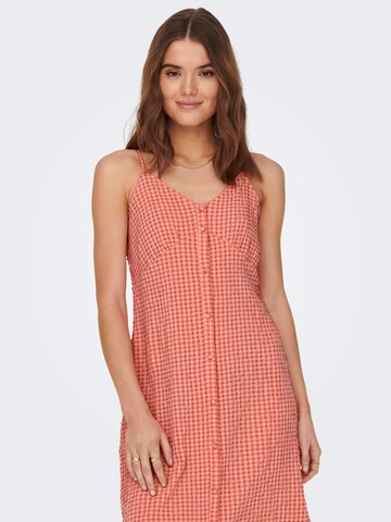 JDY - Vestido de verão 'Milo' em laranja