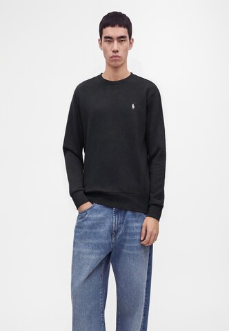 Polo Ralph Lauren Суичър в черно: отпред