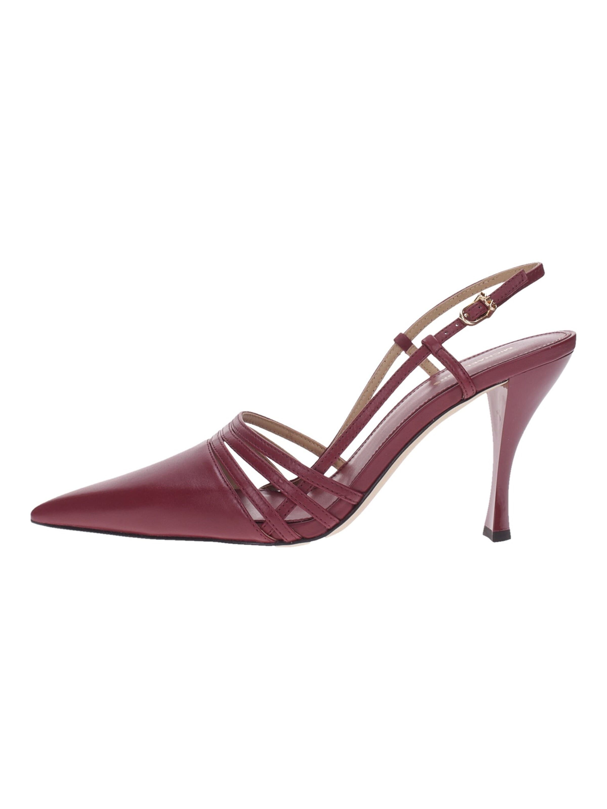 Décolleté sling 'Michael Kors Decollete Haisley Sling Pump' di Michael Kors in rosso: frontale