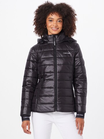 Calvin Klein Between-Season Jacket in Black: front