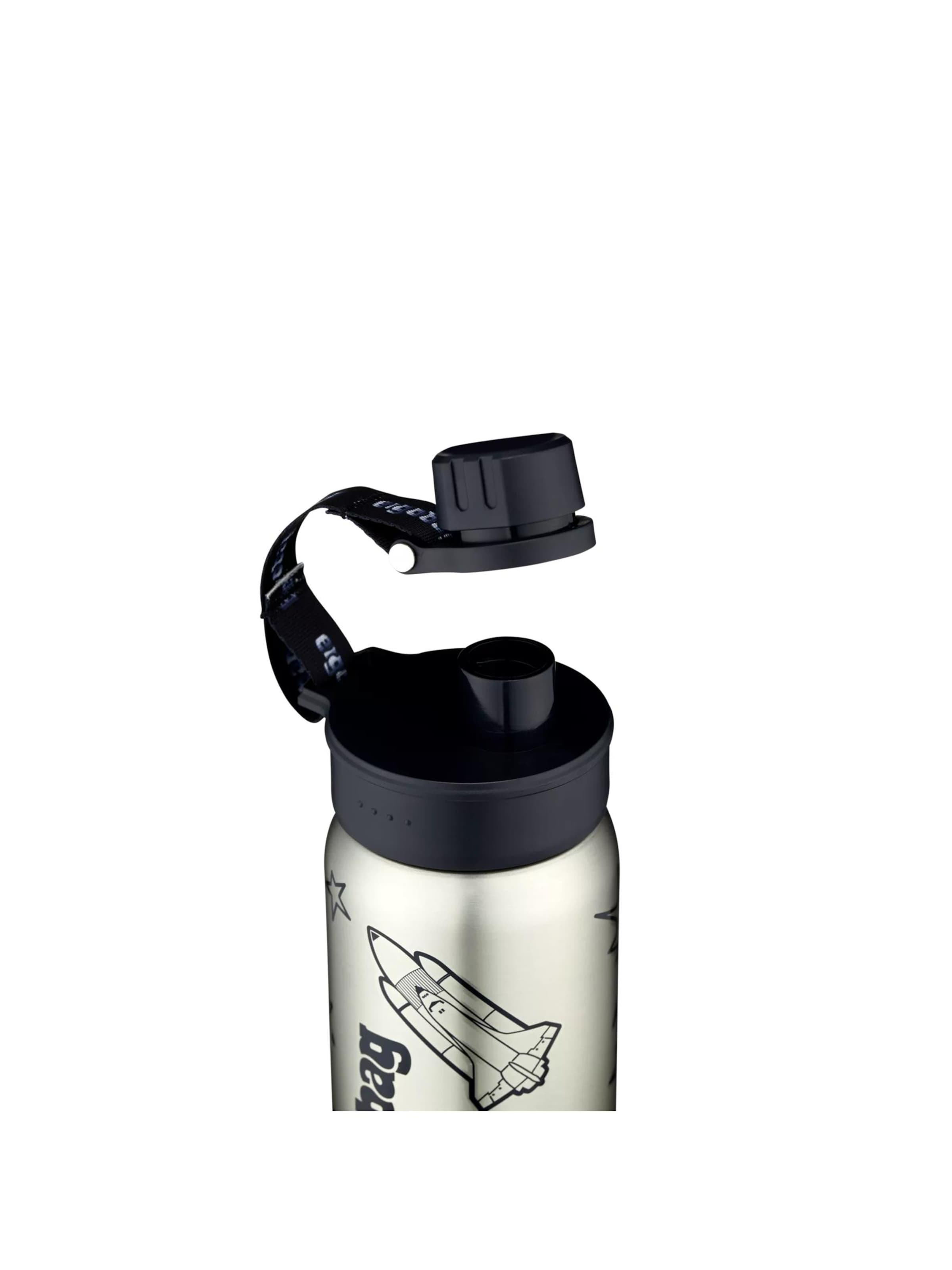 ergobag Drinking Bottle 'Trinkflasche Edelstahl Trinkflasche' in Black