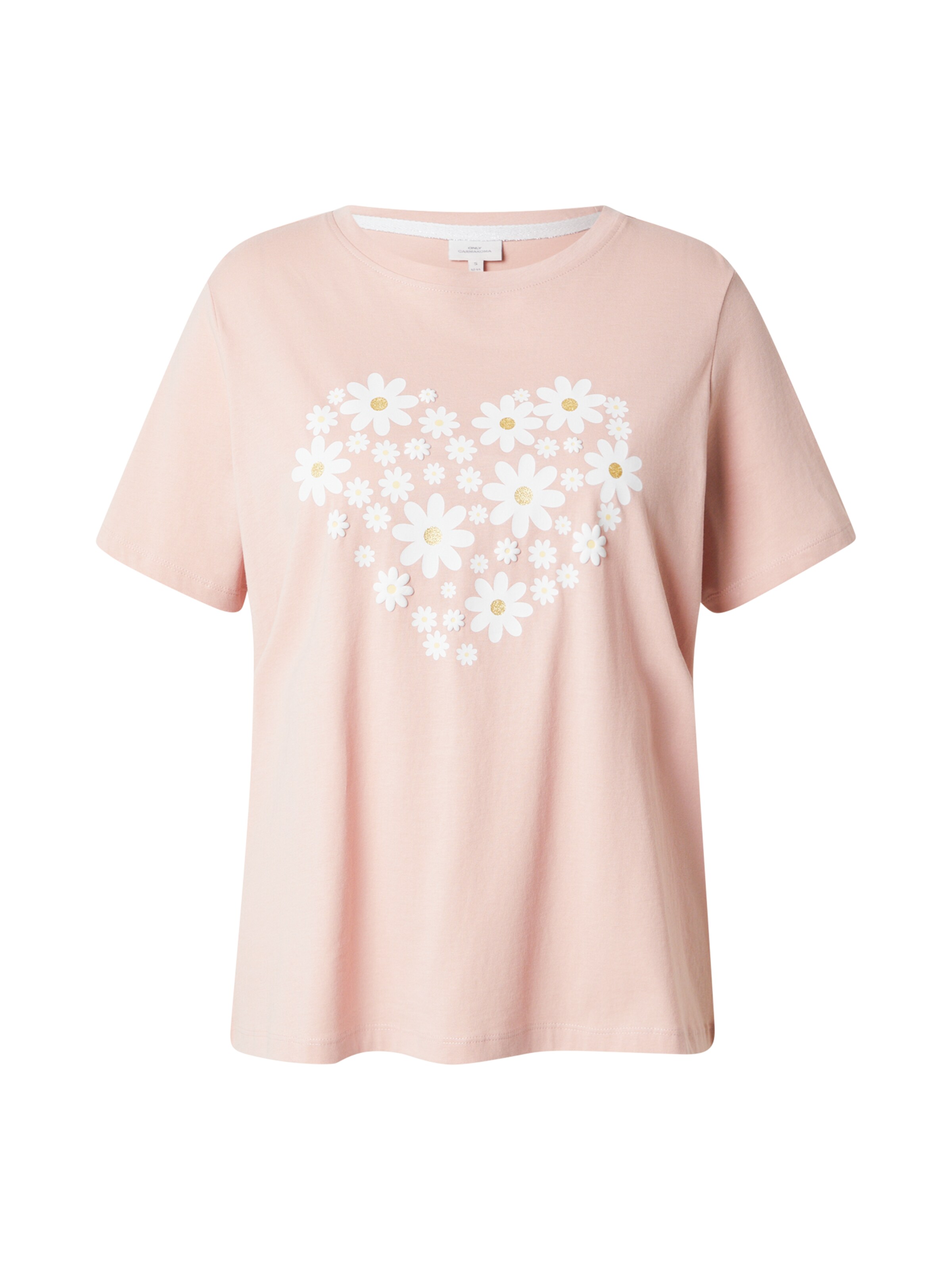 ONLY Carmakoma - Camiseta 'CARMALLE' en rosa: frente