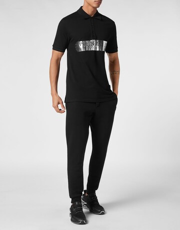 Plein Sport Shirt 'Silver Brush' in Black