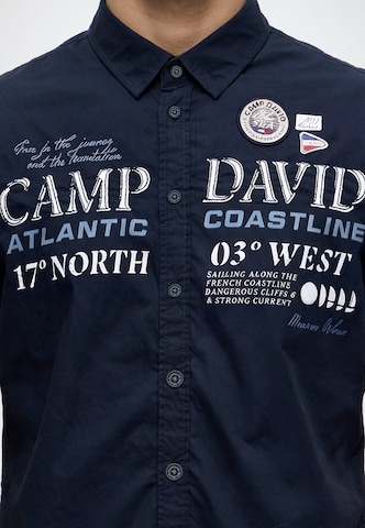 CAMP DAVID Regularny krój Koszula 'French Coast I' w kolorze niebieski